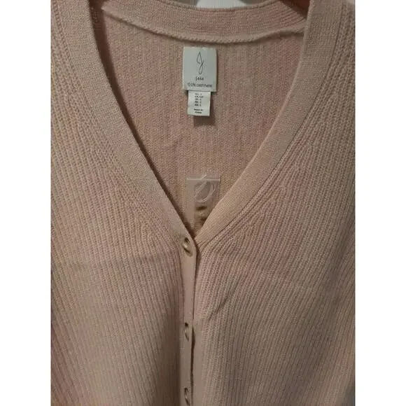 Joie Women's Cashmere Cardigan Sweater Size S Beige. - Picture 4 of 6